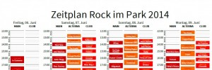 Rock im Park 2014 Faltplan